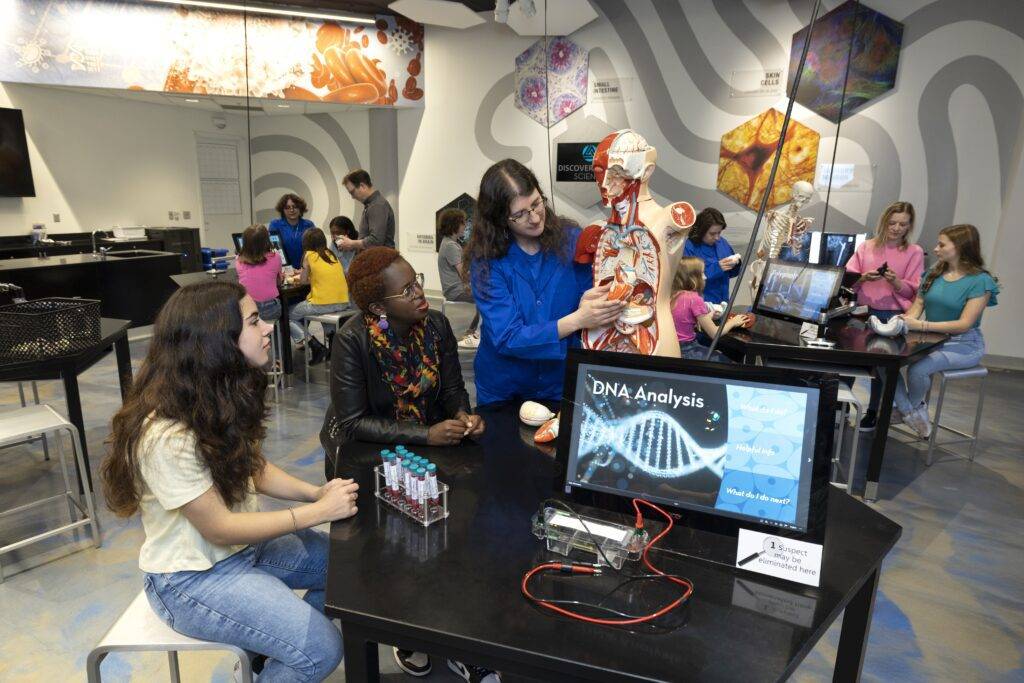DNA Analysis interactive station