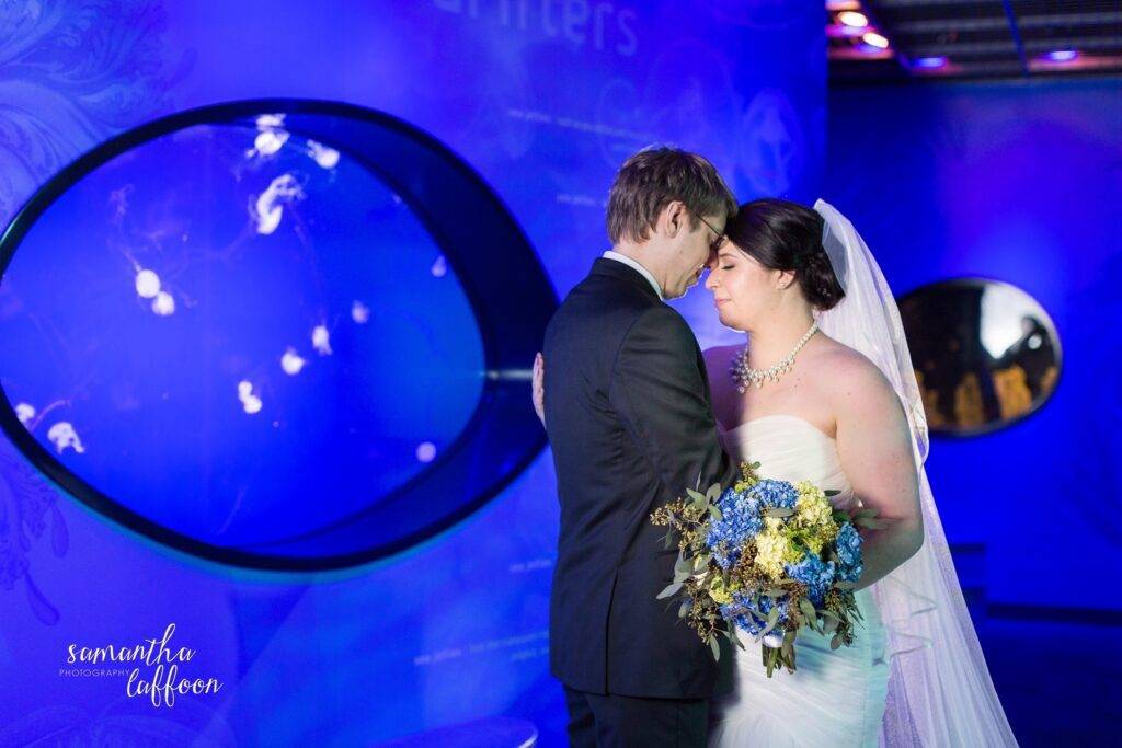 Wedding at the aquarium