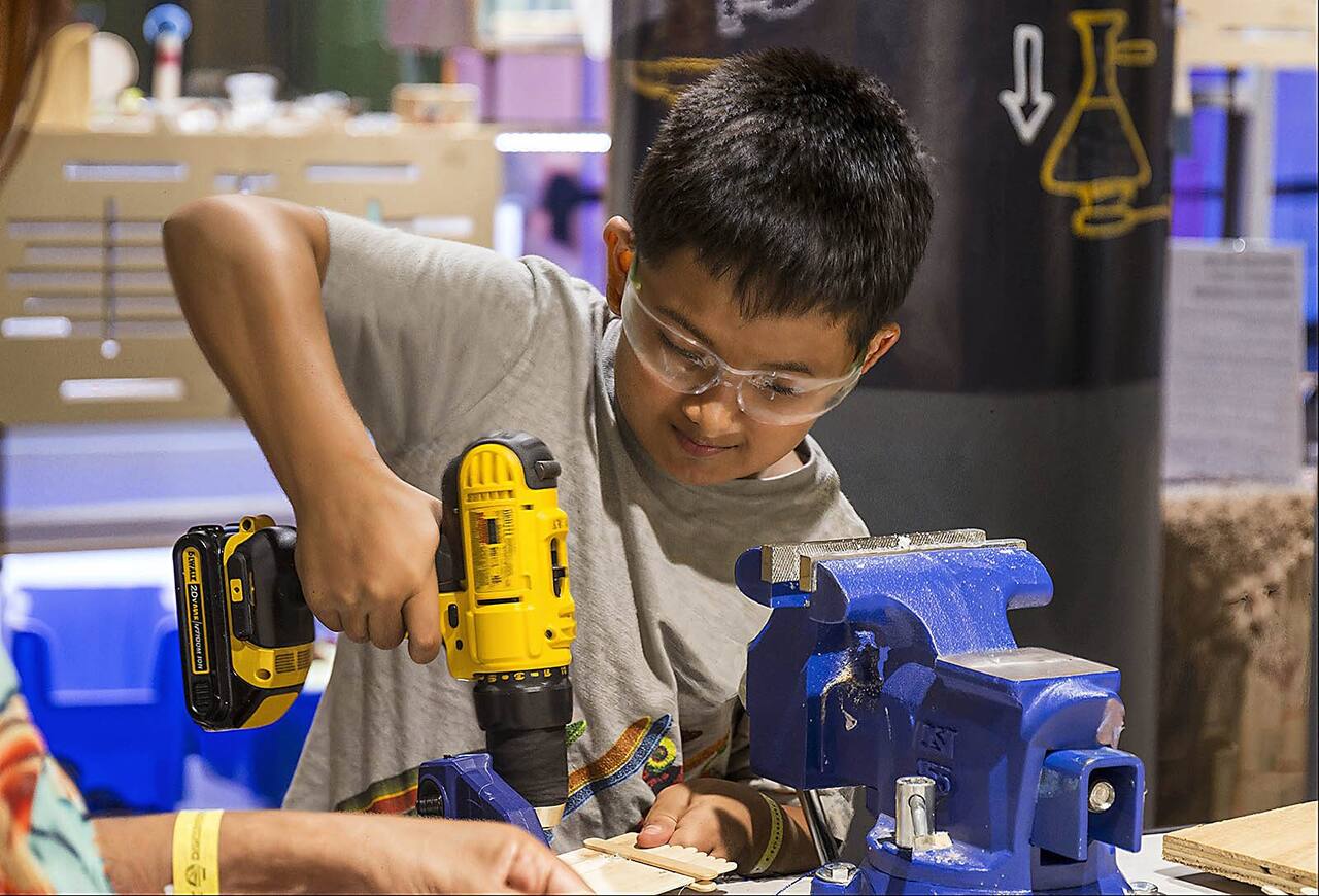 Drill press workshop